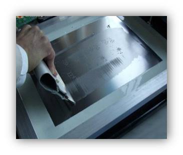 離線鋼網清洗前